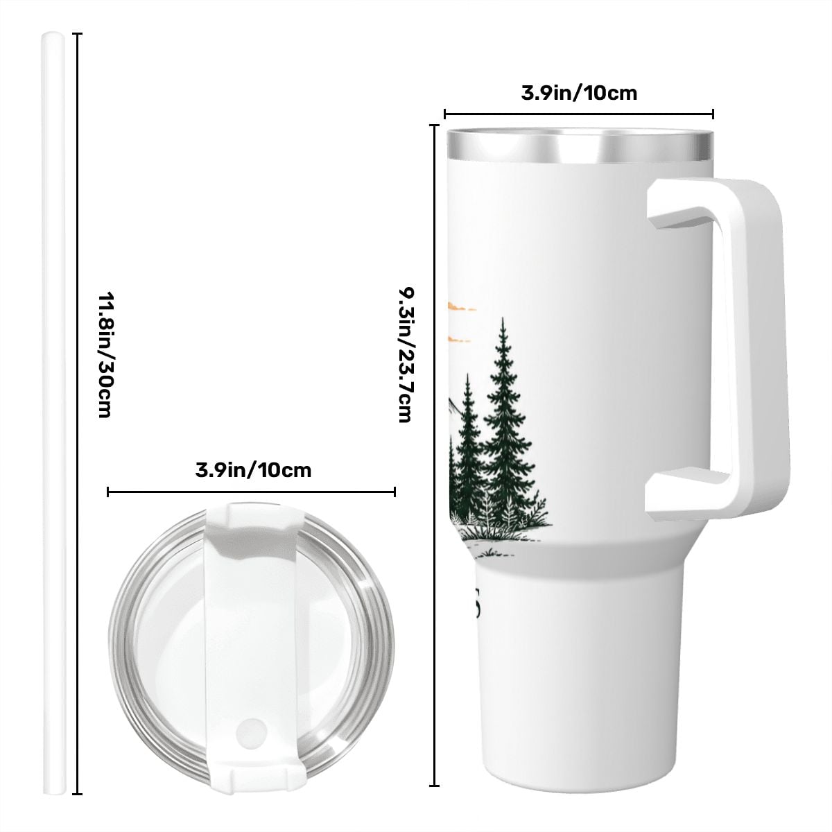 Fox Trails 40 oz Tumbler