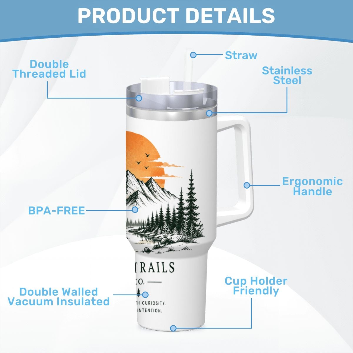 Fox Trails 40 oz Tumbler