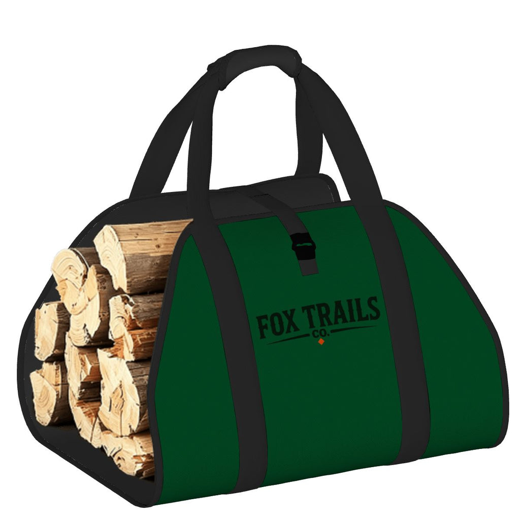 Fox Trails Firewood Carrier — Dark Green