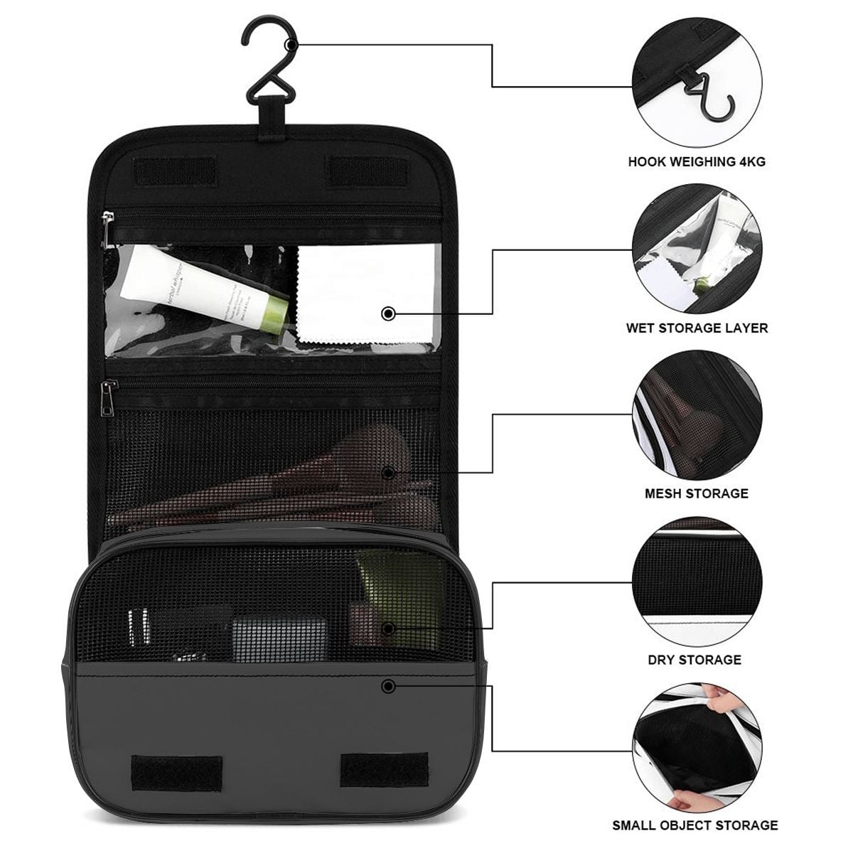 Fox Trails Hanging Travel Organizer